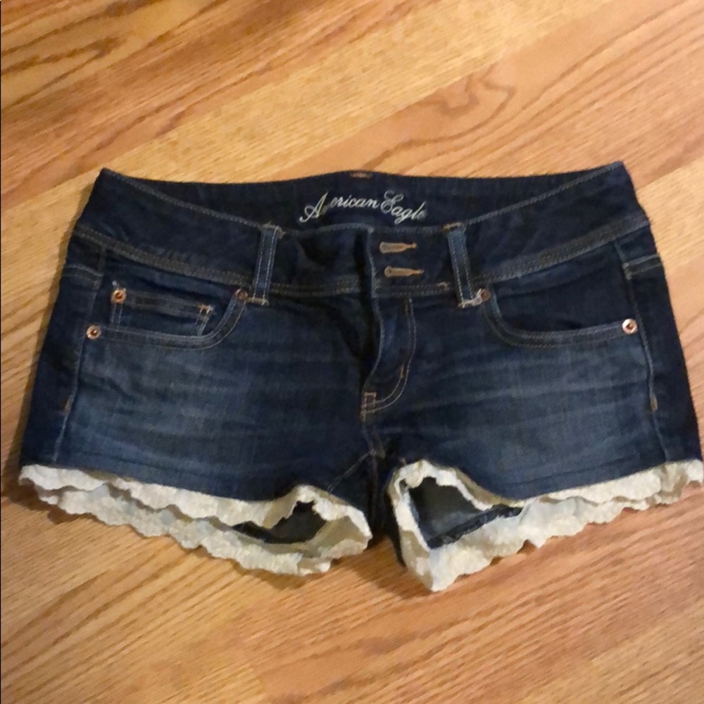 American eagle jean shorts
